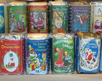 Christmas Little Golden books Hershey miniatures wrappers