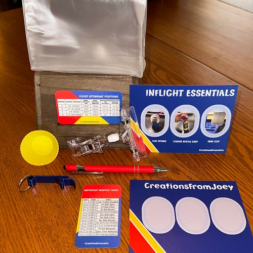 Flight Attendant Inflight Essentials Kit Etsy