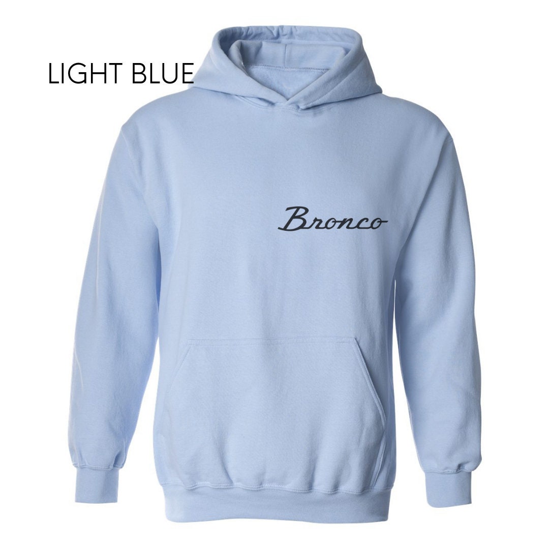 Decked Out Duds Bronco Country Ford Bronco Green Hoodie Sweatshirt Clothing Accessories Gifts Mens, Men's, Size: Small