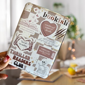 Kindle Insert for Case, Thriller, True Crime, Fantasy, Romance, Kindle Skin, Bookish Accessories, Bookish Kindle Stickers, Paperwhite, Basic