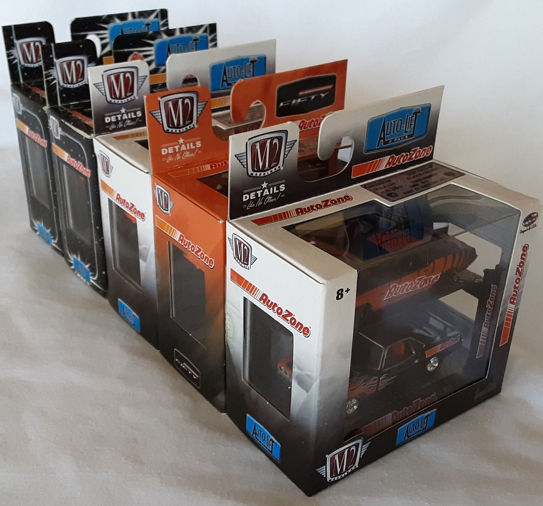 Set of 5 M2 Machines 1/64 Scale Autozone Exclusive Autolift 2pack
