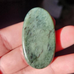 Washington Evergreen Jade Cabochon