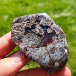 Dugway Thunderegg Face Polished