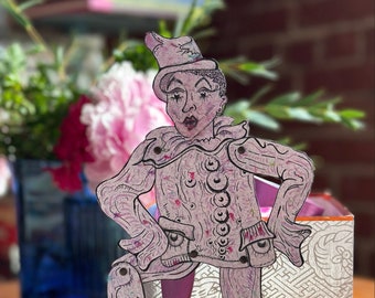 Benutzerdefinierte Papier Gliederpuppe