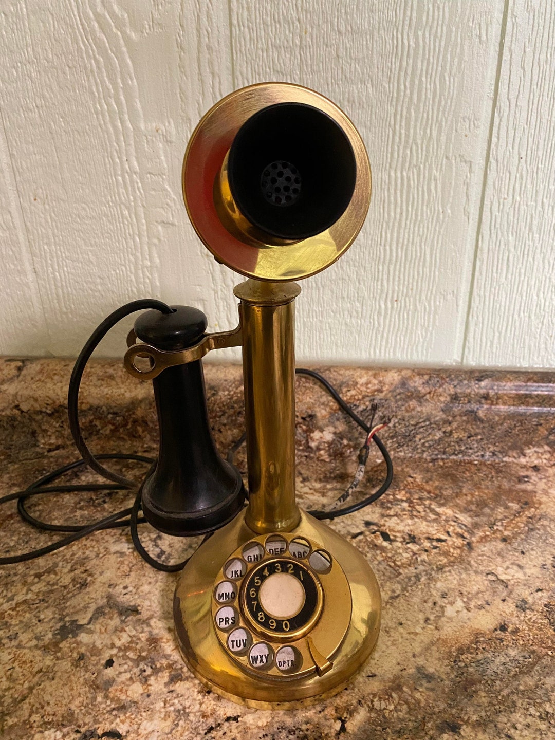 Vintage Candlestick Rotary Dial Telephone Etsy