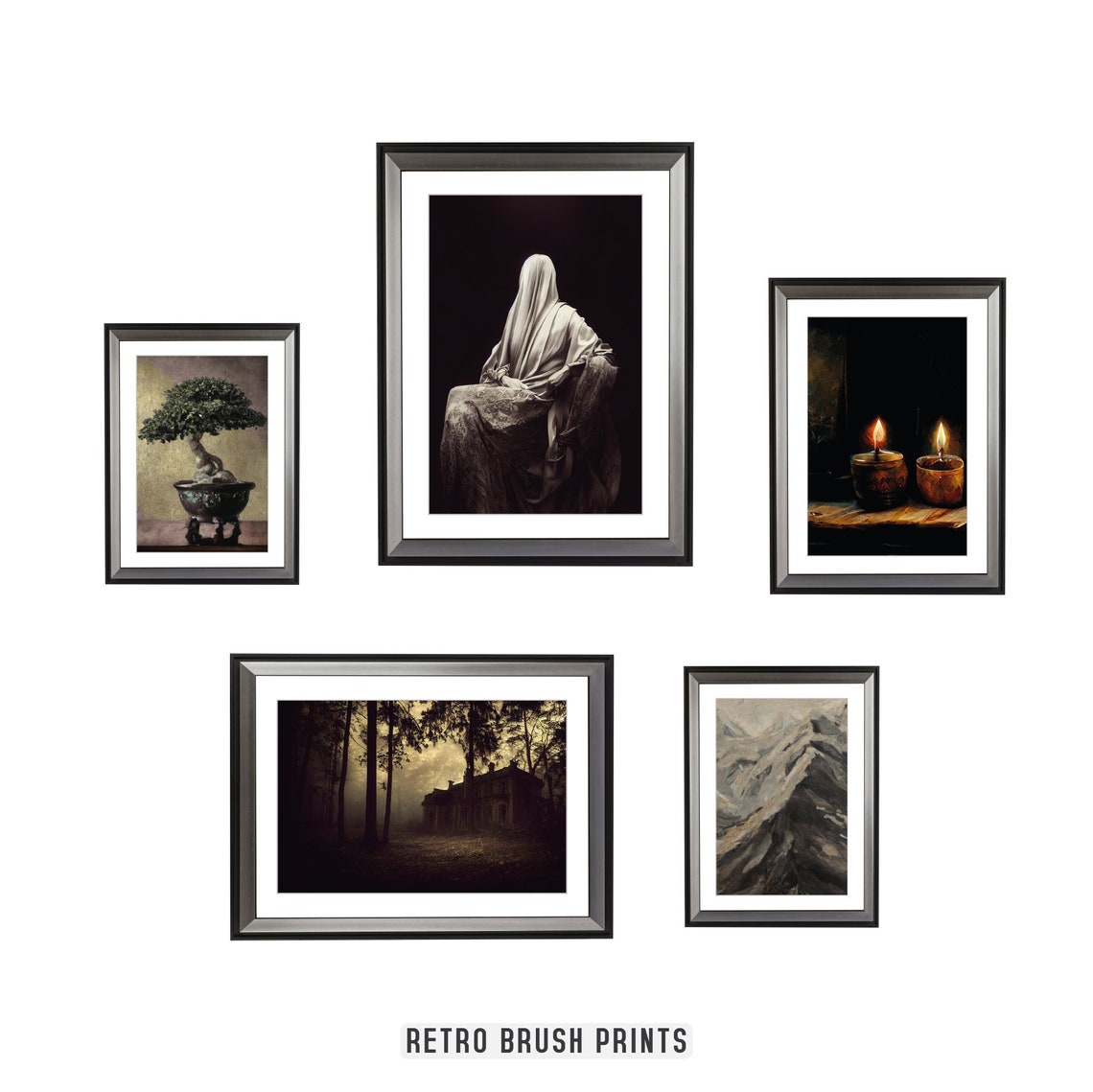 Printable Dark Academia Gallery Wall Set of 4 Gallery Wall Etsy