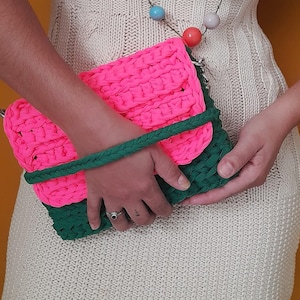 Pitaya Bag - T-Shirt yarn Crochet Bag PDF Pattern
