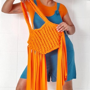 Queen Bag - T-Shirt yarn Crochet Bag PDF Pattern
