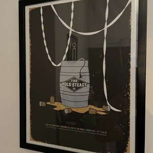 THE HOLD STEADY, Gerahmtes Poster, Ornament, Ornamente