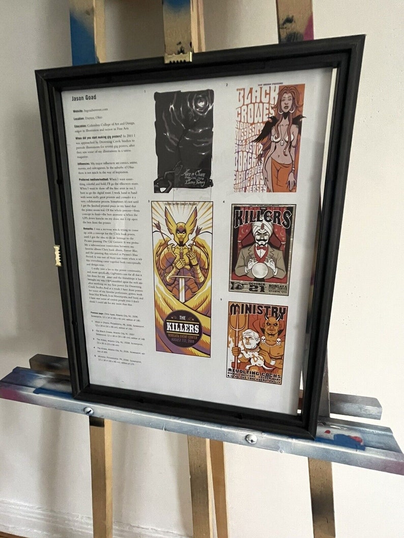 Framed Chris Isaak Poster Music Box, Atlantic City, Nj, 2006 Etsy