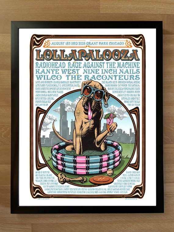 LOLLAPALOOZA, Chicago, 2008 - Etsy