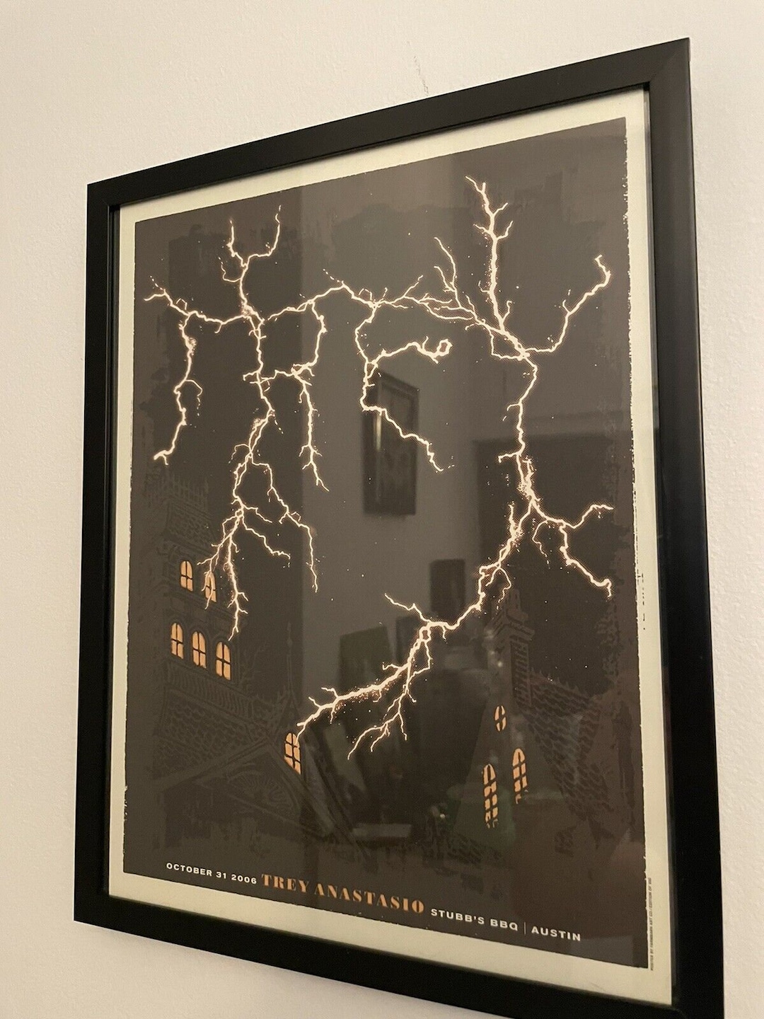 Framed Trey Anastasio Poster Austin Texas 2006 - Etsy