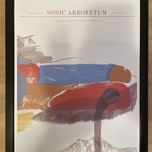ANDREW BIRD, Póster enmarcado, Nueva York, 2010, The Guggenheim