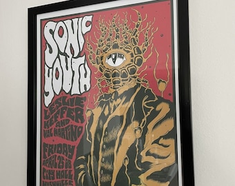 Authentic Mike Kelley Exhibition Poster - Ah Youth - Original