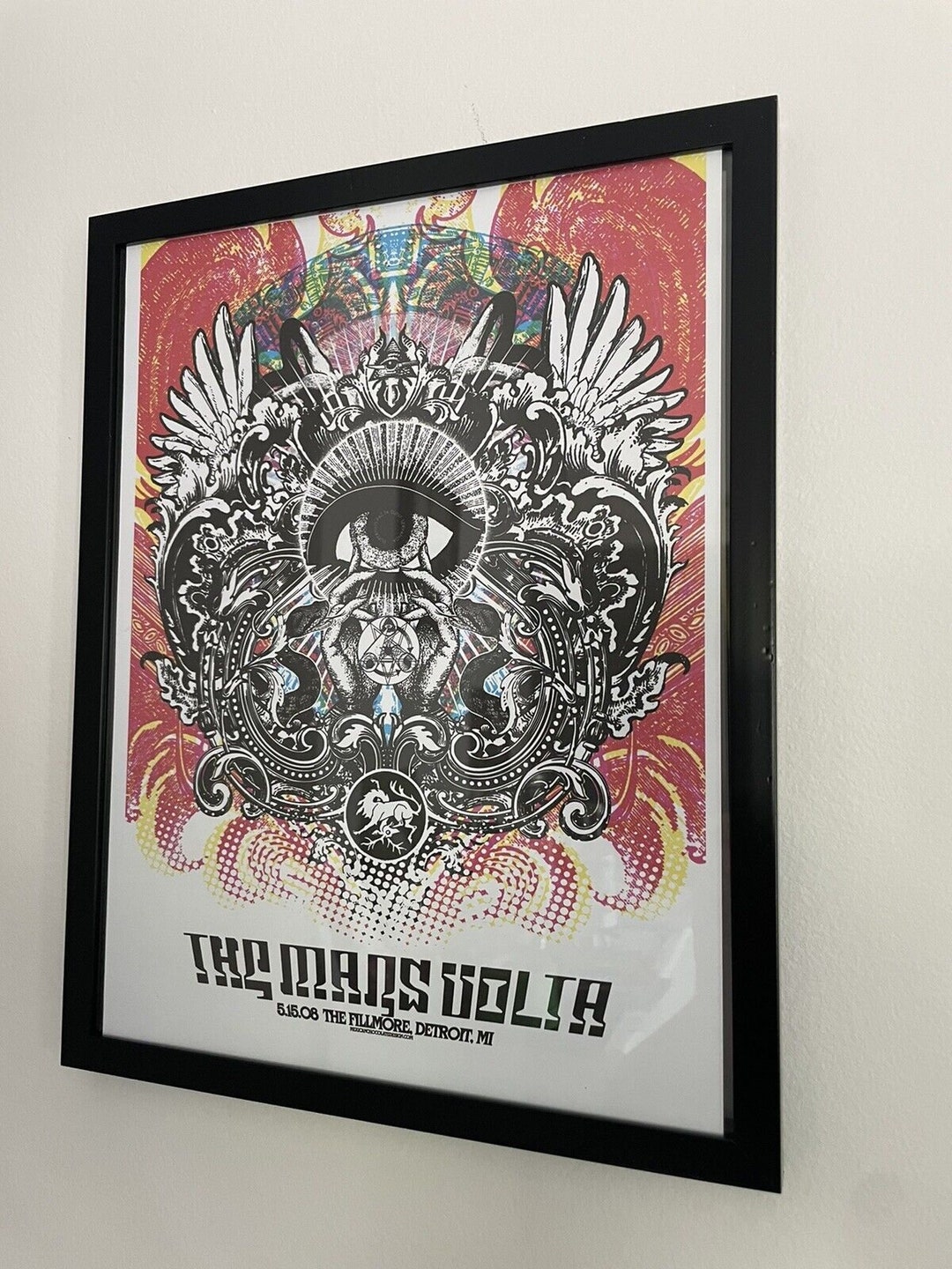 MARS VOLTA, Framed Poster, the Filmore, Detroit, 2008 - Etsy
