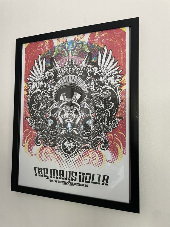 MARS VOLTA, Framed Poster, the Filmore, Detroit, 2008 - Etsy