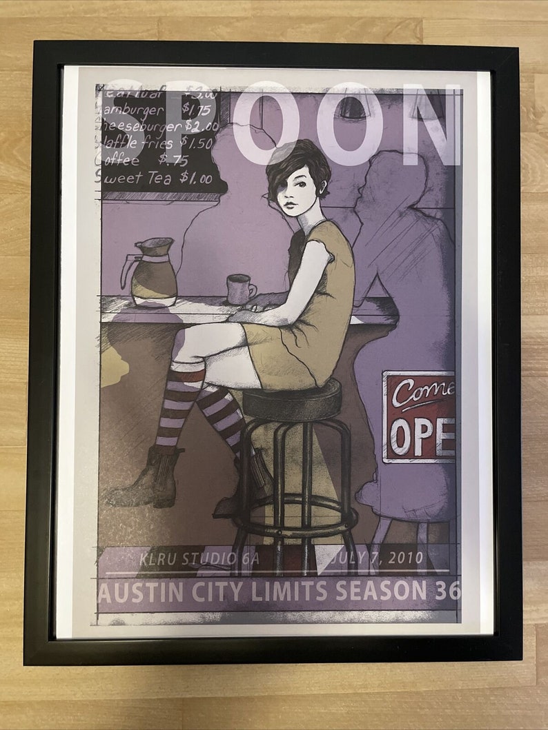 SPOON, Framed Poster, Austin, 2010 image 1