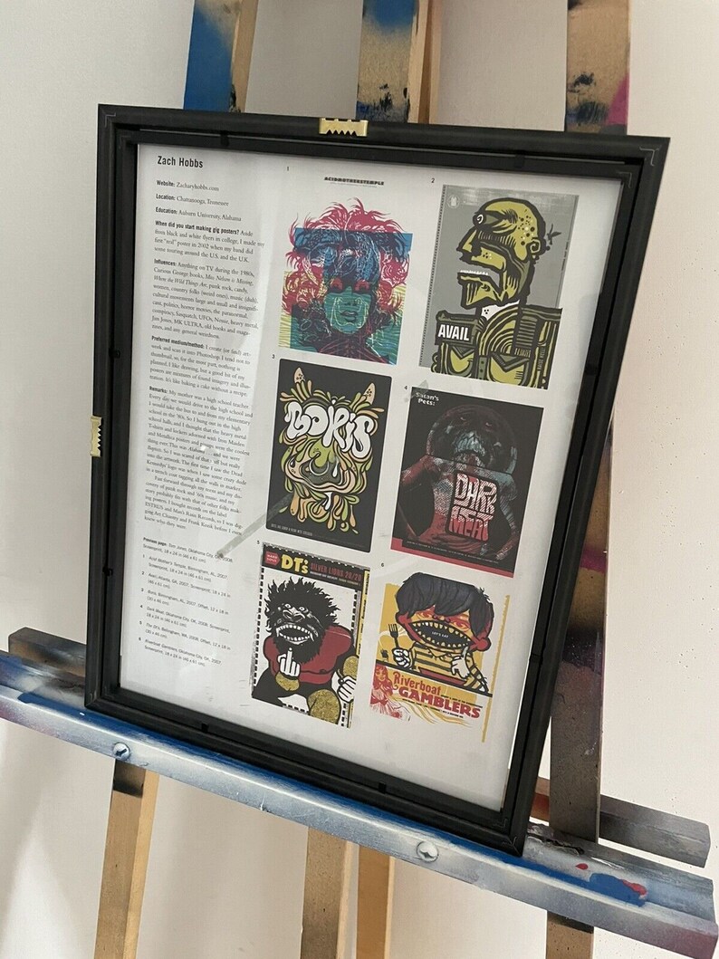 TOM JONES, póster enmarcado, Riverwind Casino, Norman, 2008 imagen 2