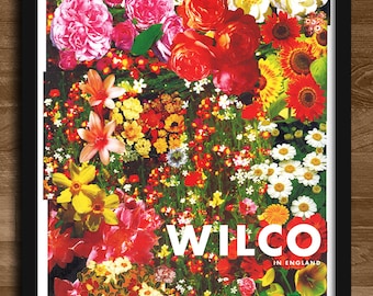 WILCO, Framed Poster, UK Tour, 2007