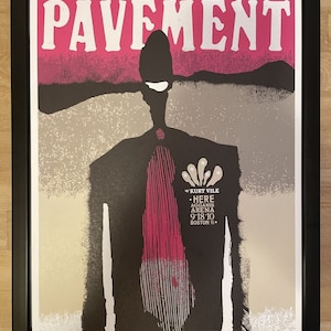 PAVEMENT, Framed Poster, Agganis Arena, Boston, 2010
