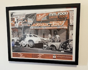 MF DOOM, Framed Poster, Food Tour, Rhymesayers, Brother Ali, BH One