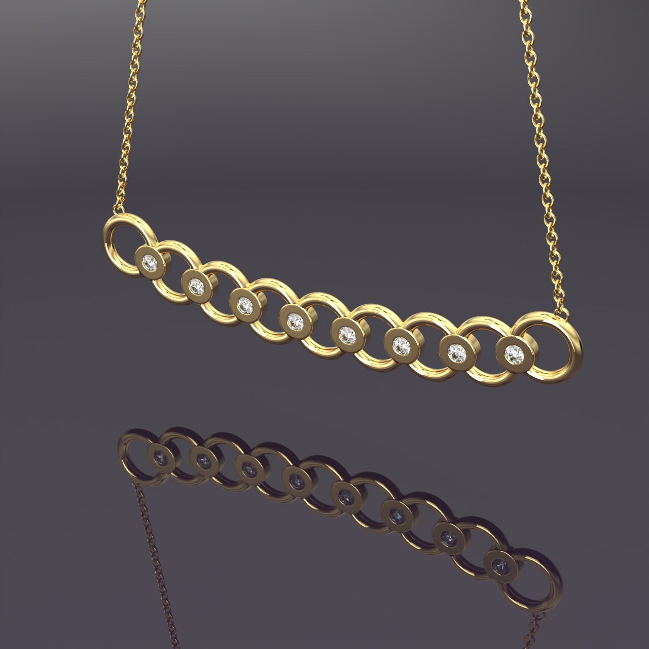 K18 Necklace - Etsy