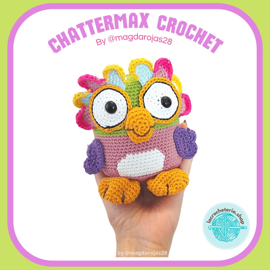Chattermax Crochet Pattern Etsy