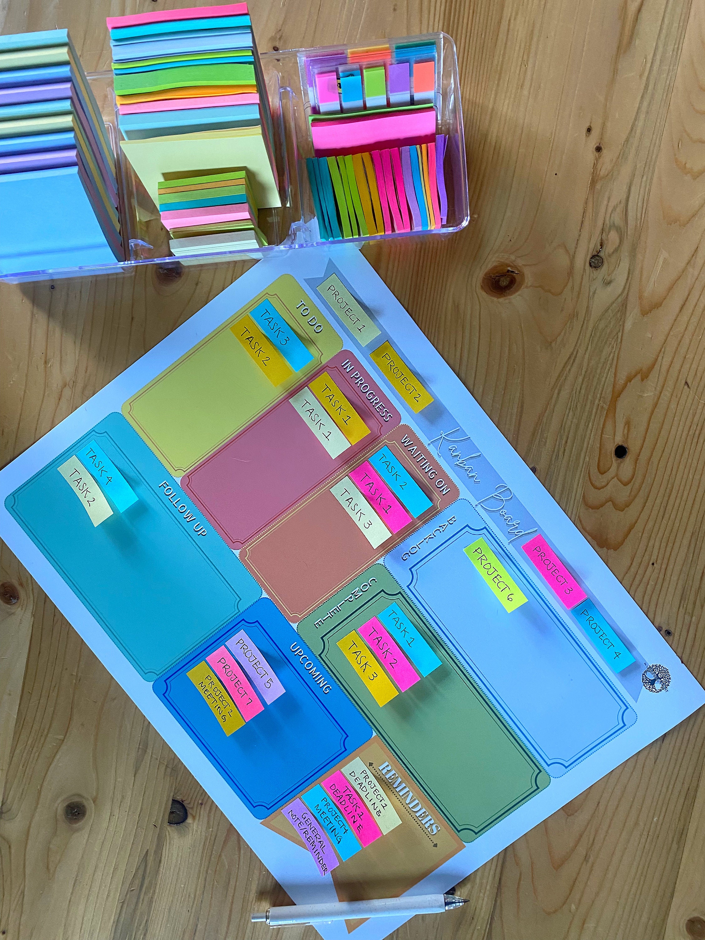 Productivity Booster Kanban Poster