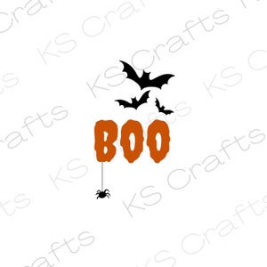 Boo SVG PNG JPEG, Digital text prints, Digital downloads, Halloween