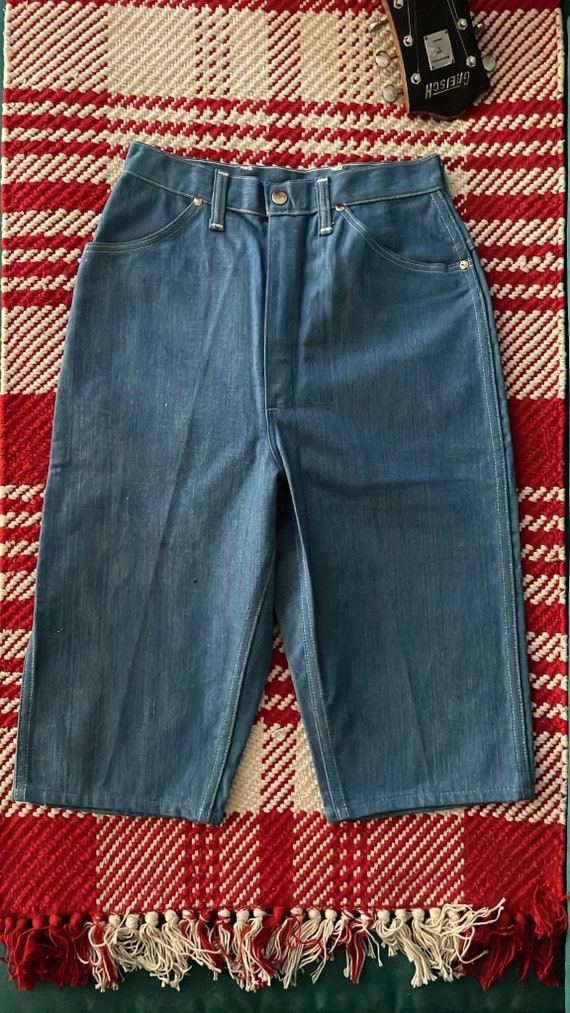 Vintage 1960’s Deadstock Dungaree Denim Capri Pant