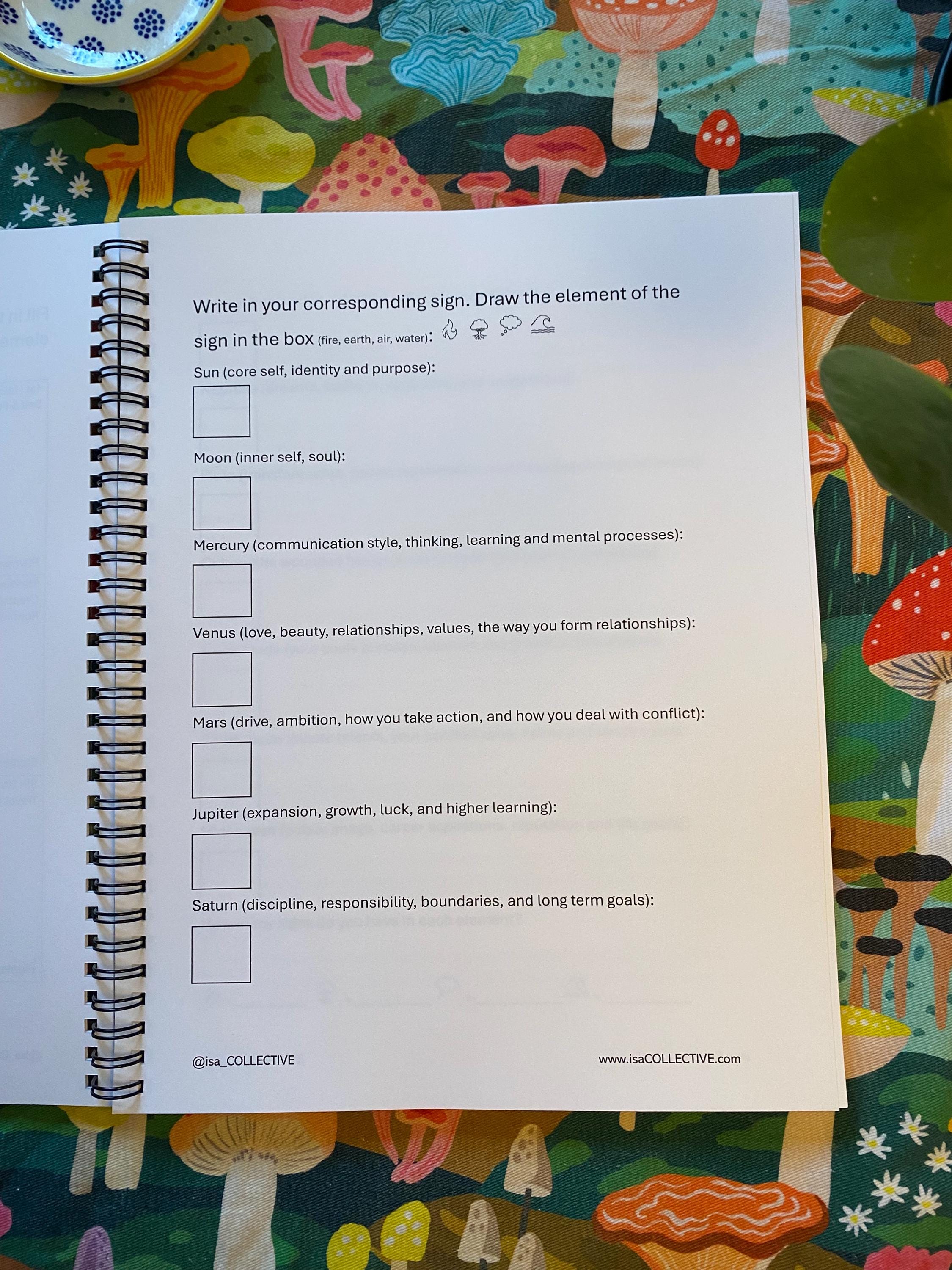 Personalized Astrology Birth Chart Book | Custom Natal Report, Journal ...
