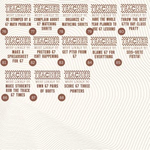 6 7 Teacher Most Likely To Shirts Funny 67th Day Of School Party Matching Group Shirt Comfort Colors Six Seven Meme Viral Teen Tween Slang image 8