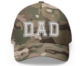 Dad Cap Embroidered Camo Hat Personalized Gift for Fathers Day Custom Dad Ets Date Gift Grands Birthday Gift for Men Adjustable Baseball Cap