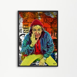 Vasco Rossi Blasco Music Singer Rock Italian 80s | Printable Digital Downloadable | SKILLART PRINTS