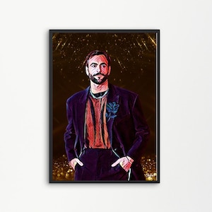 Marco Mengoni, cantante de pop italiano | Descarga digital imprimible | SKYLLART PRINTS