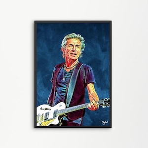 Luciano Ligabue Music Singer Rock Pop Italian | Printable Digital Downloadable | SKYLLART PRINTS