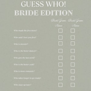 60 BRIDAL PARTY PRINTABLES - Hen Party Games and Checklists for ...
