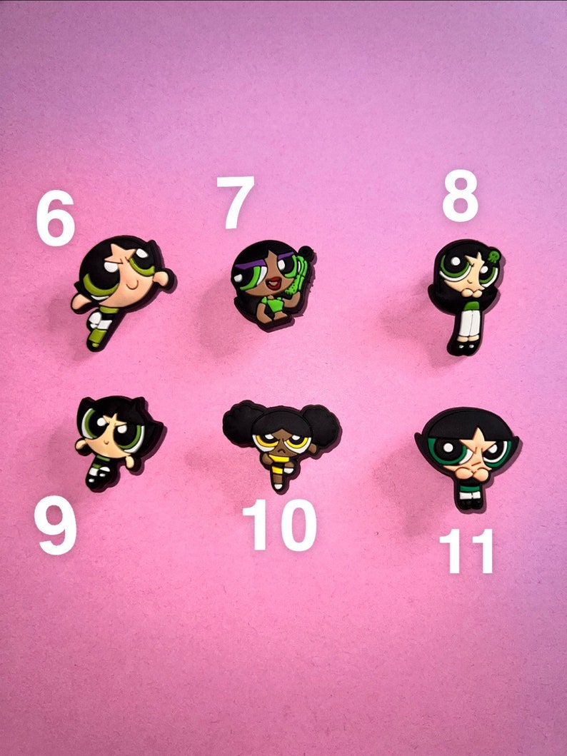 Powerpuff Girl Jibbitz Etsy