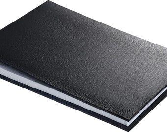 7 Ring Check Binder, Leather Binder, Executive Sleek Business Binder with 6 Year Calendar, High-Quality Binder
