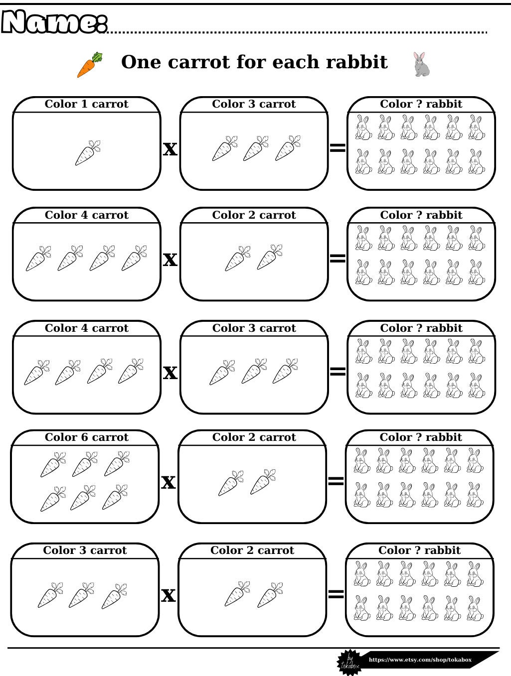 Math Worksheets 8 Page Printable Instant Download - Etsy