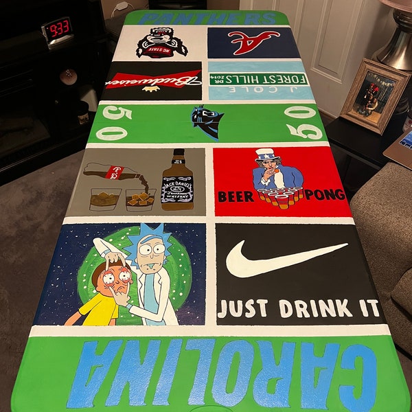 Beer Die Table Etsy
