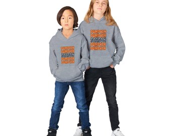 PUMPKIN SEASON, klassischer Kinder Pullover Hoodie, Herbstmode, trendiges T-Shirt, Geburtstagsgeschenk