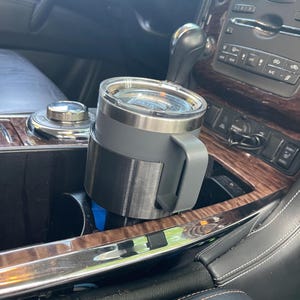 3D Printed Adjustable Car Cup Holder Adapter for Oversized Bottles
