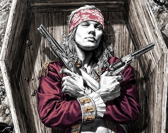 W Axl Rose - Digitaldruck Poster (11x17)