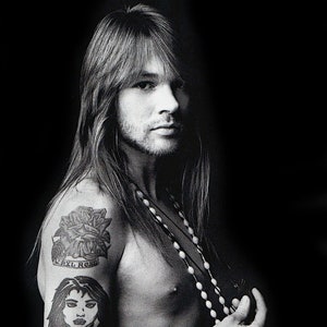 Axl Rose B&W - Póster de impresión digital (11x17)