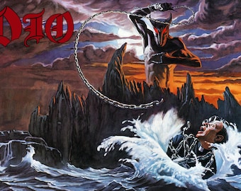 DIO Holy Diver - Digital Print Poster (11x17) - Etsy