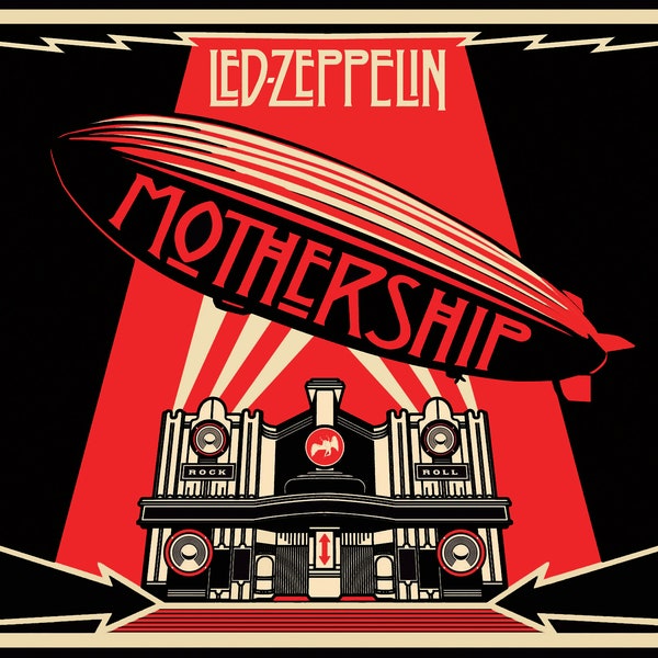 Led Zeppelin Mothership - Digital Poster (11x17)