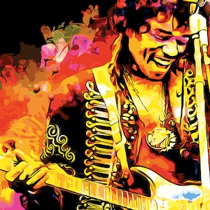 Jimi Hendrix - Digital Poster (11x17)