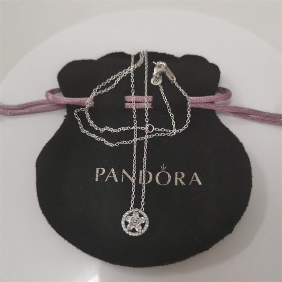 Pandora Sparkling Snowflake Pendant Necklace Pandora Timeless
