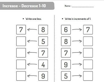 1st Grade Worksheet - Etsy